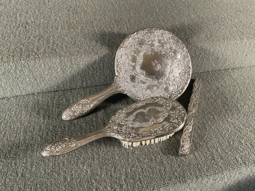 Image for Silver Plated Dresser Set
