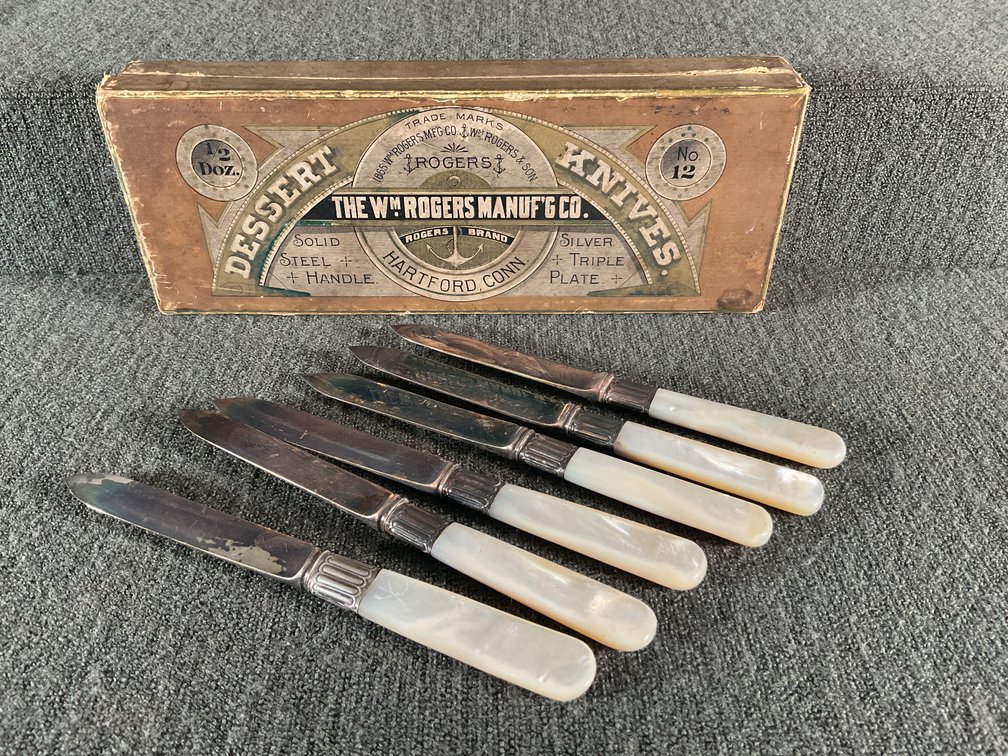 Image for Rogers Silver Plated Dessert Knives