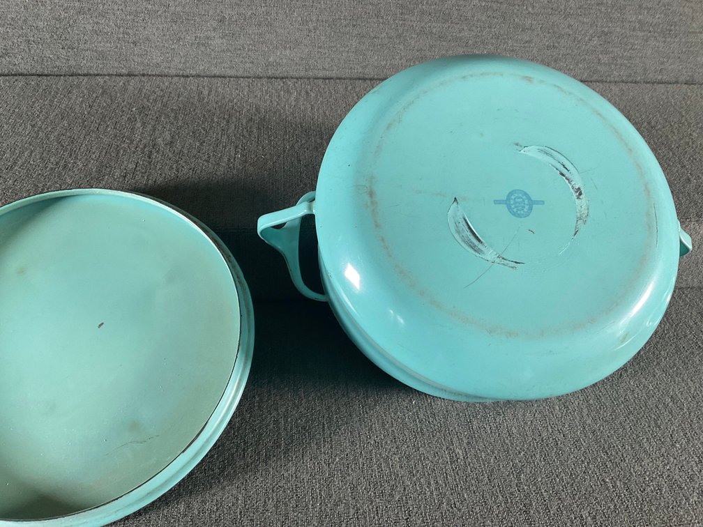 Image for Koben Style Turquoise Pot with Lid