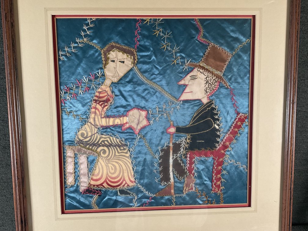 Image for Portion of a Quilt Made by Margaret Preston Rhea Staley