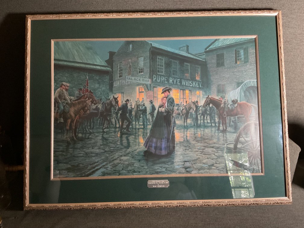 Image for Civil War Print of Winchester, VA by Mort Kunstler