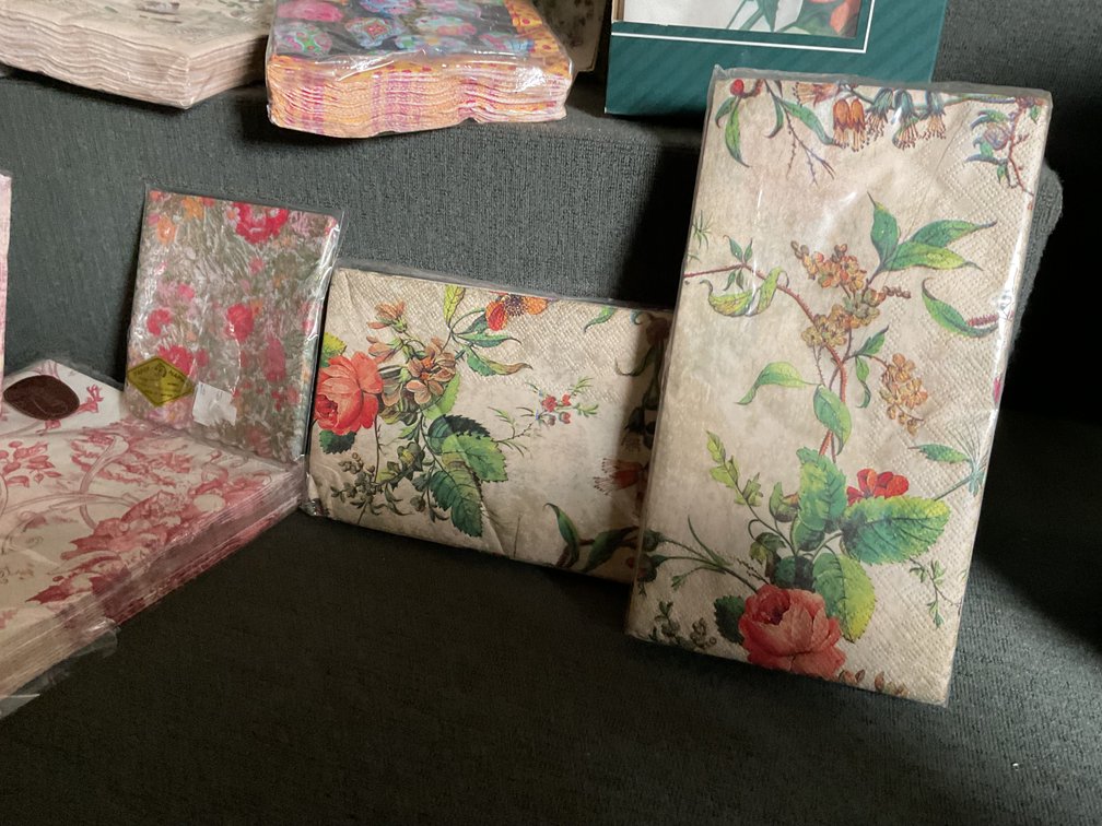 Image for Collection of Paper Cocktail and Dinner Napkins