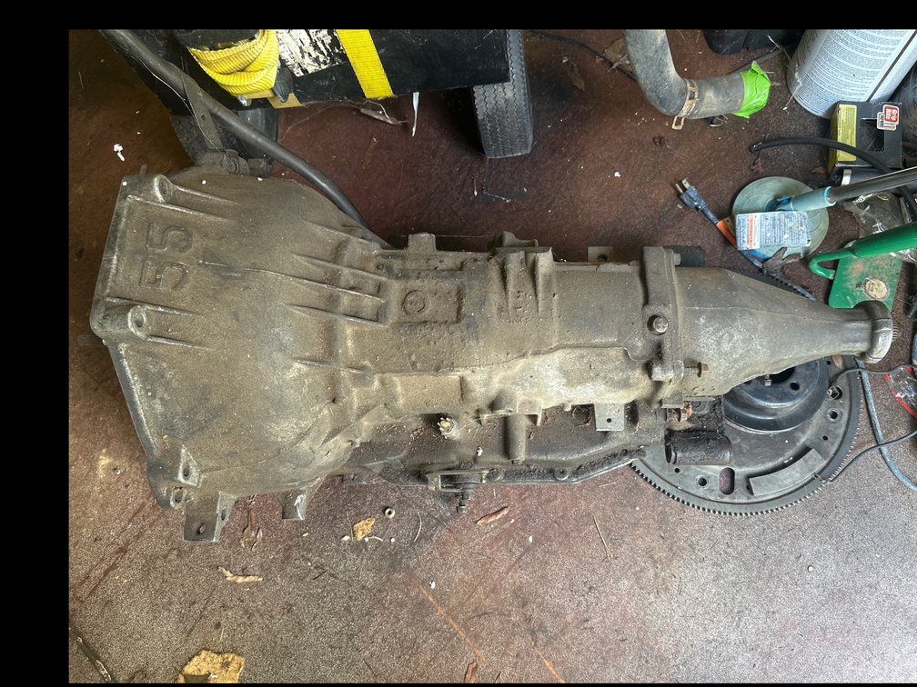 Image for Ford Mustang 8 cylinder motor and a Transmission that may or may not go into a Ford.