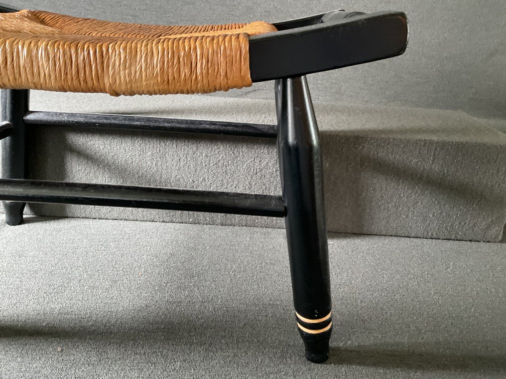 Image for Stool with Woven Seat