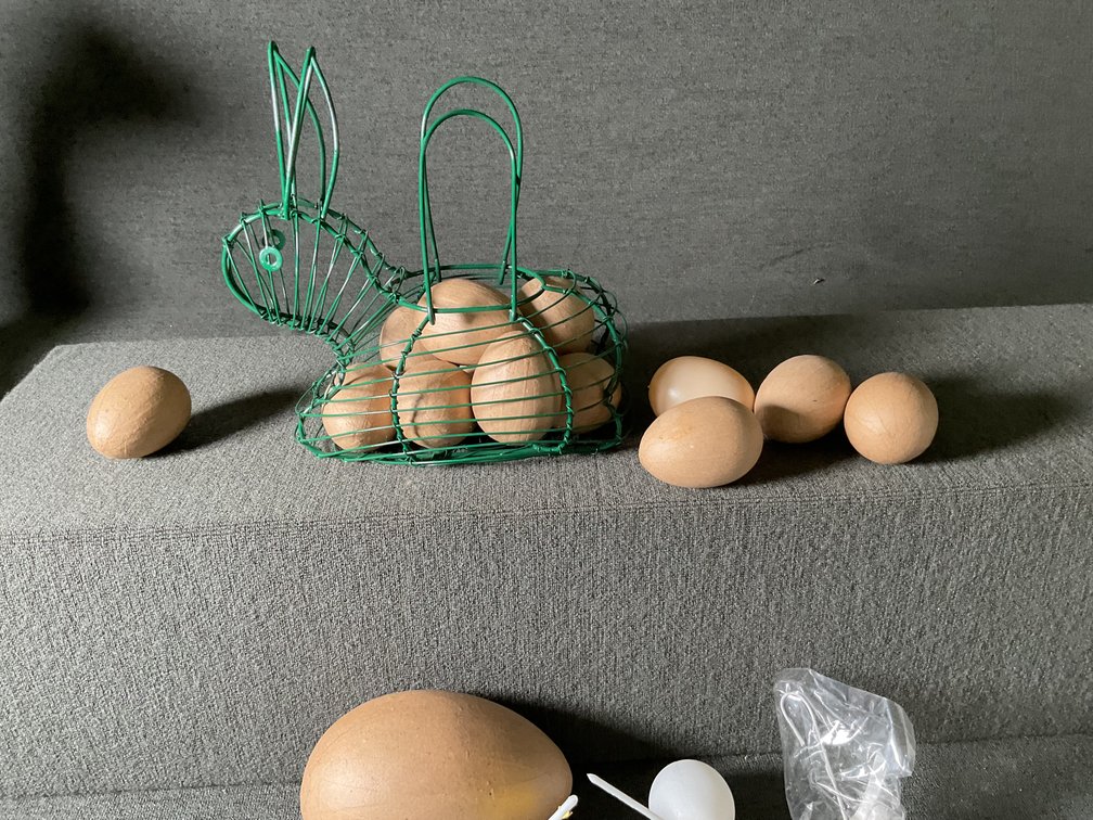 Image for Paper Eggs and Wire Bunny