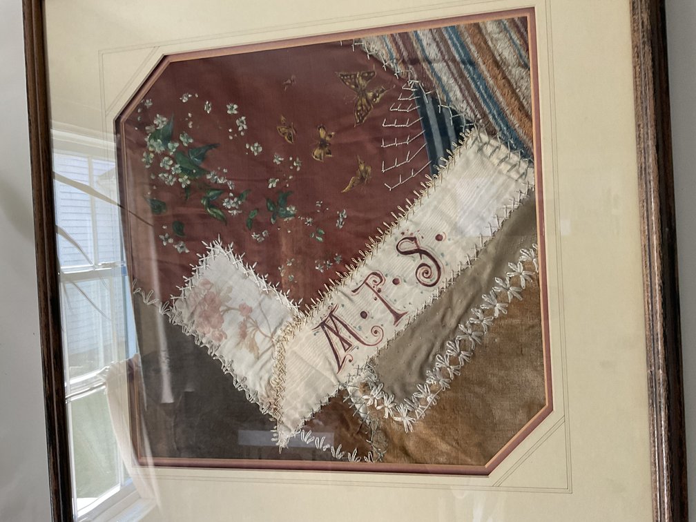 Image for Framed Crazy Quilt by Margaret Preston Staley
