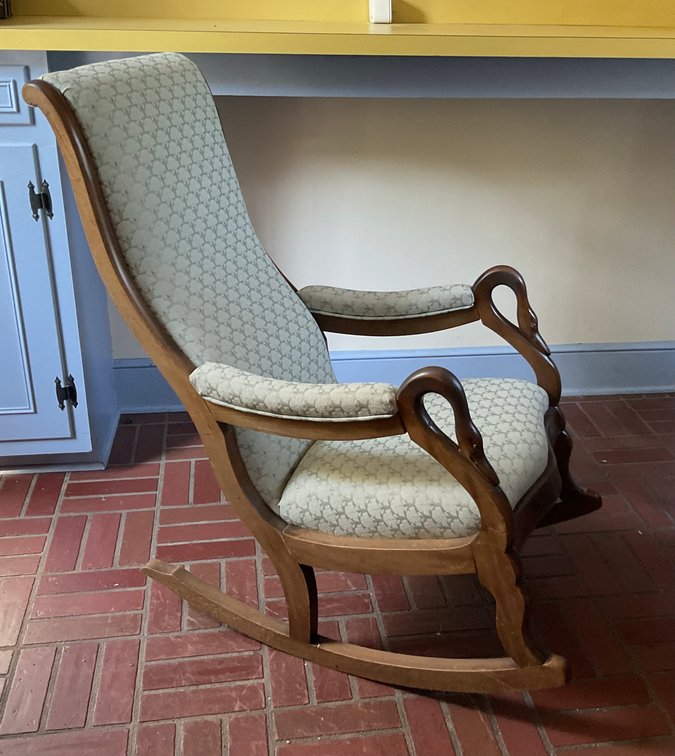 Image for Antique Goose Neck Rocker