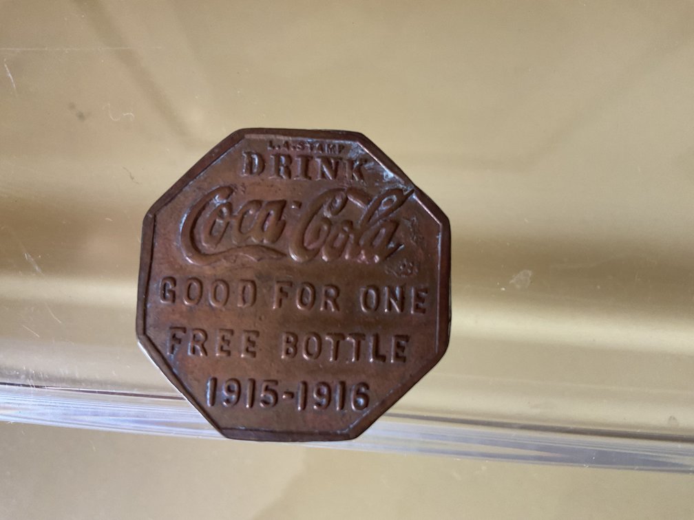 Image for Coca-Cola 1915-1916 Free Copper Token