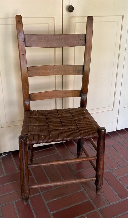 Image for Country Chair with Woven Seat
