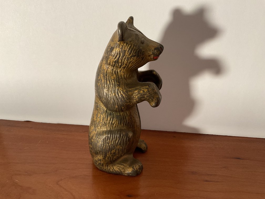 Image for Cast Iron Bear Bank
