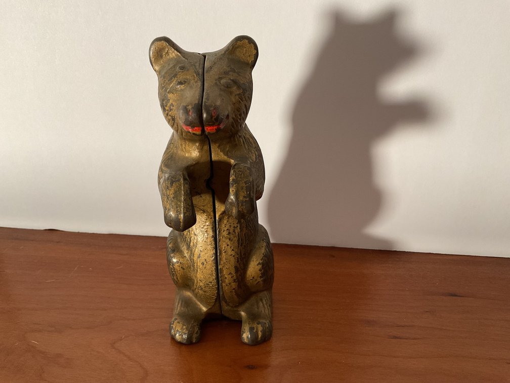 Image for Cast Iron Bear Bank