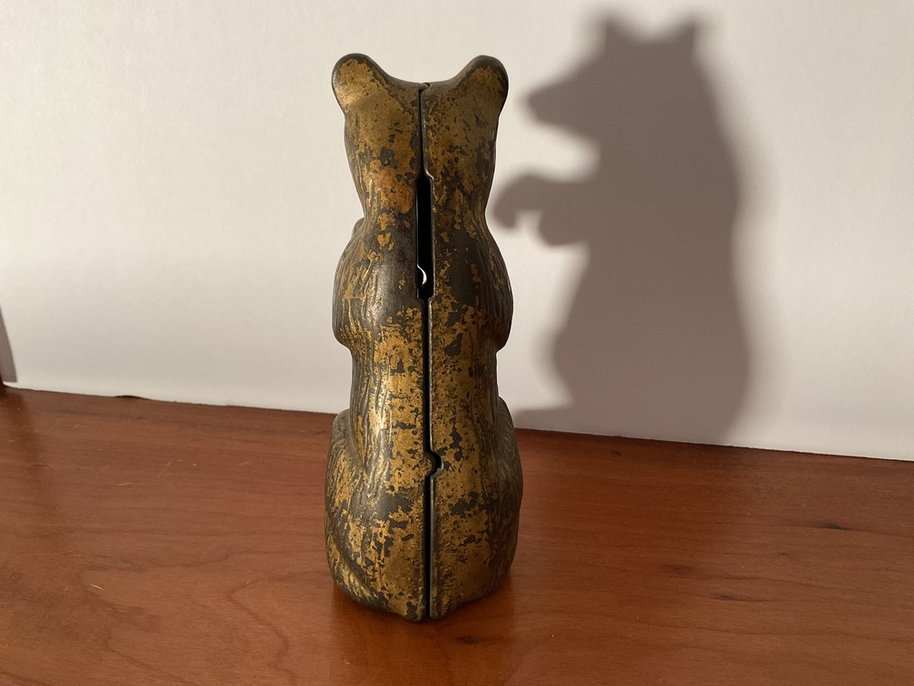 Image for Cast Iron Bear Bank