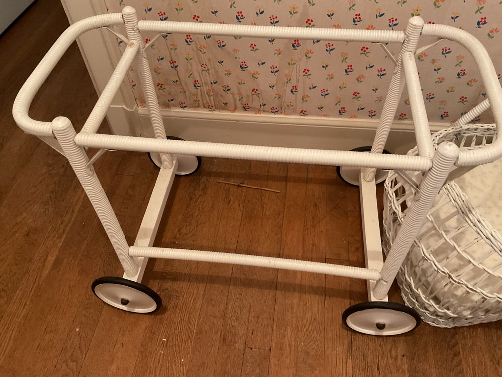 Image for Antique Wicker Bassinet