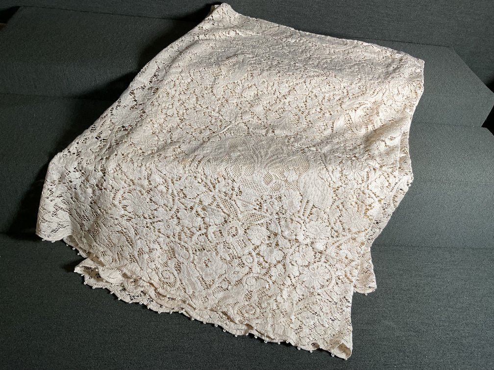 Image for Vintage Lace Tablecloth