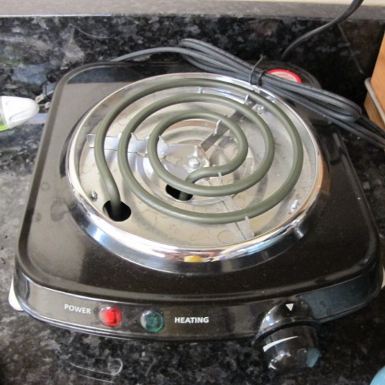 Image for Metal Cart, Samsung Microwave, Keurig, Taotronics Toaster, Bunn Coffee Maker, Single Burner Heater