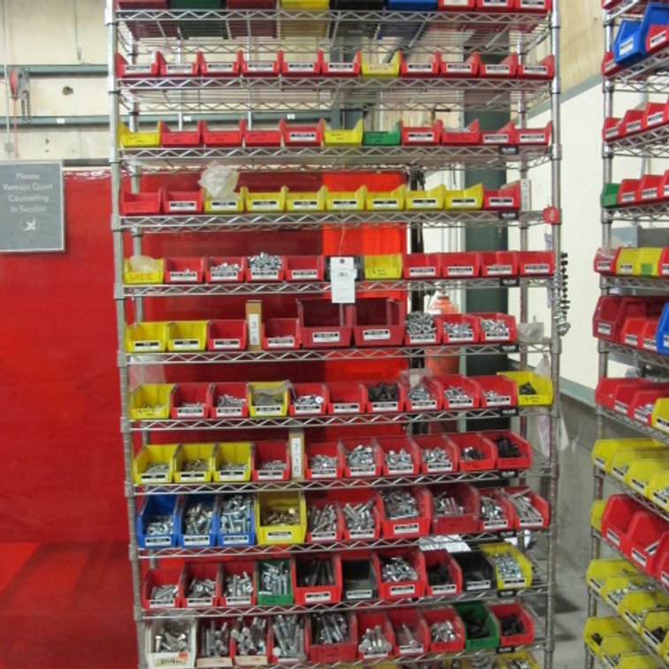 Image for Bolt Bin Shelf and Contents