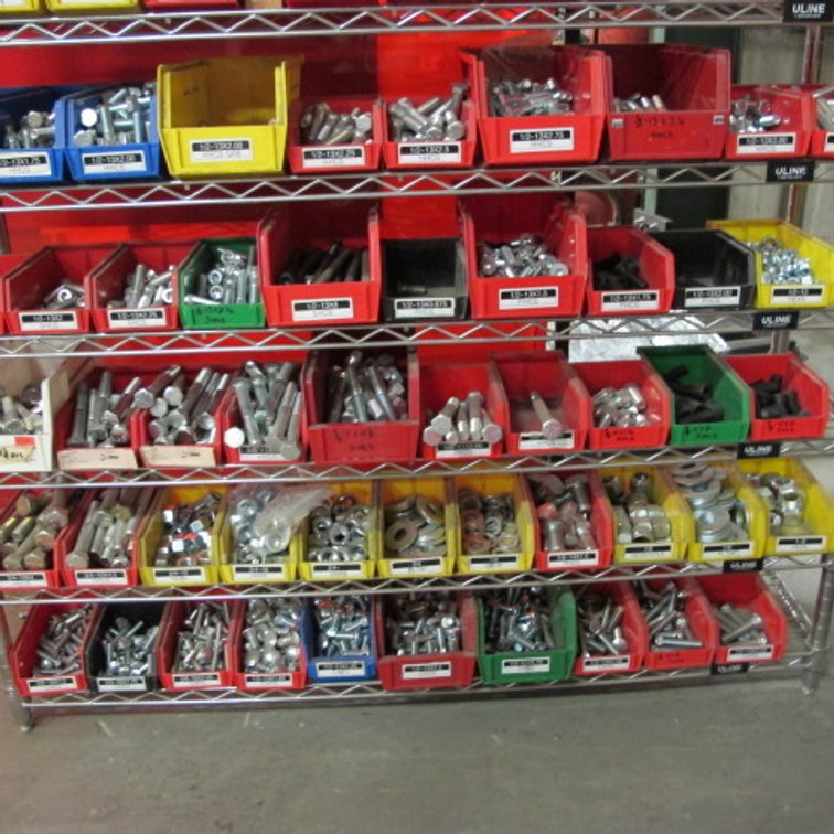 Image for Bolt Bin Shelf and Contents