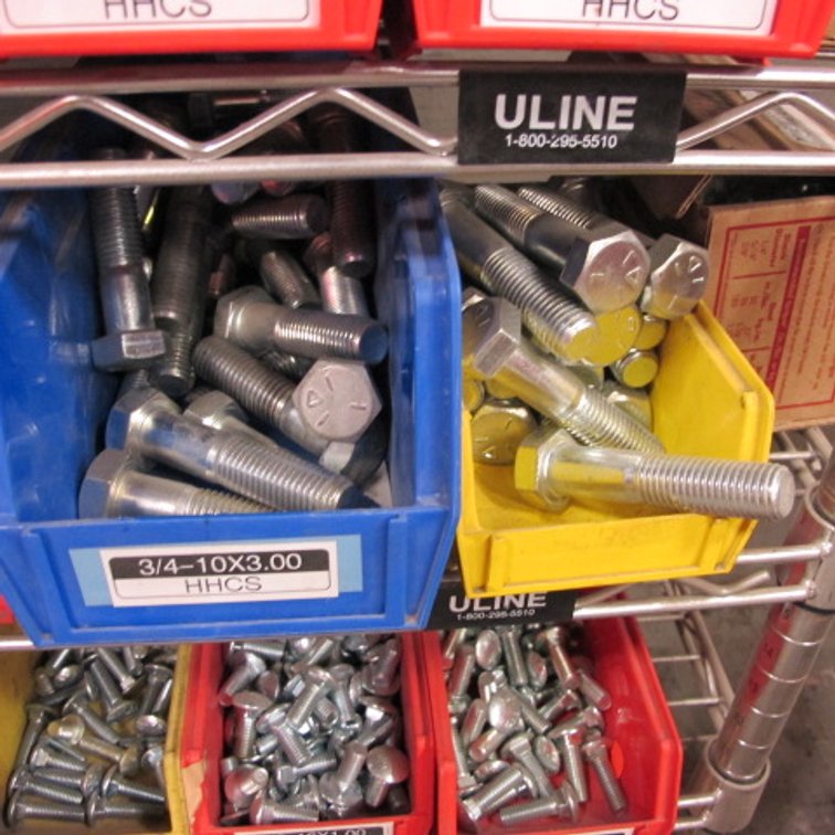 Image for Bolt Bin Shelf and Contents