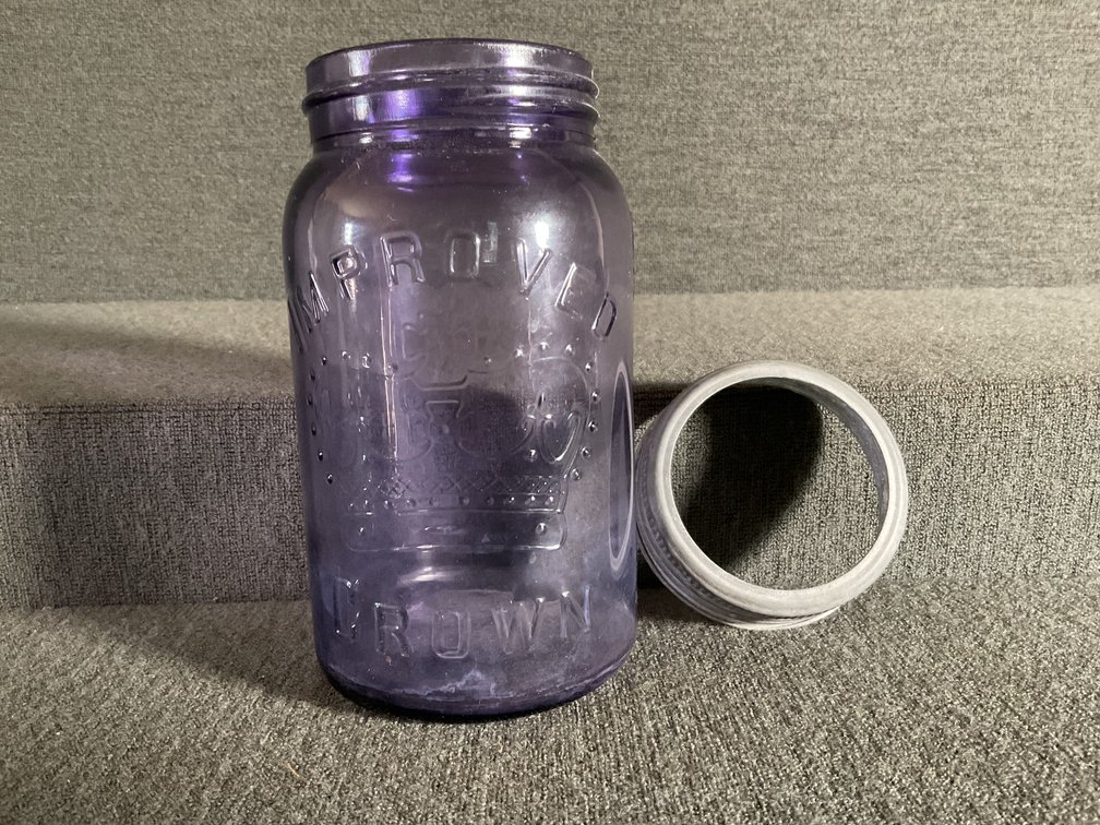 Image for Purple Quart Canning Jar