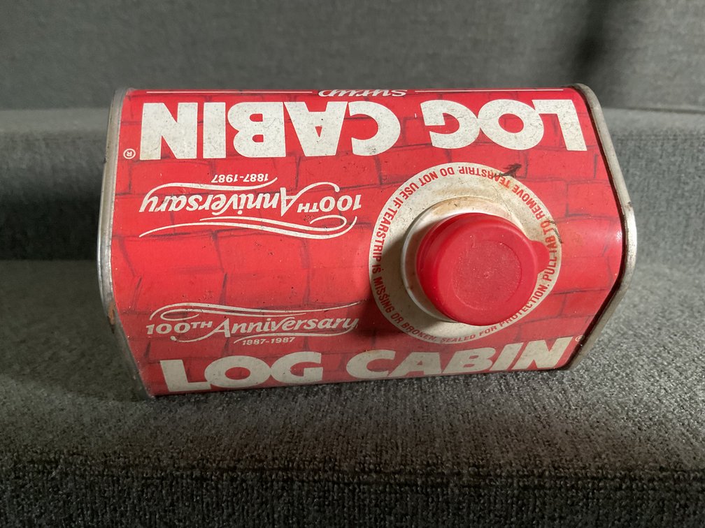 Image for Log Cabin Syrup Tin