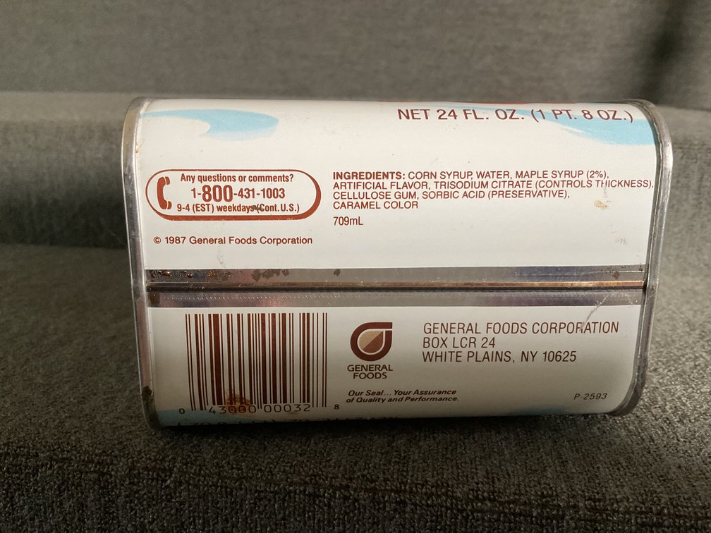 Image for Log Cabin Syrup Tin