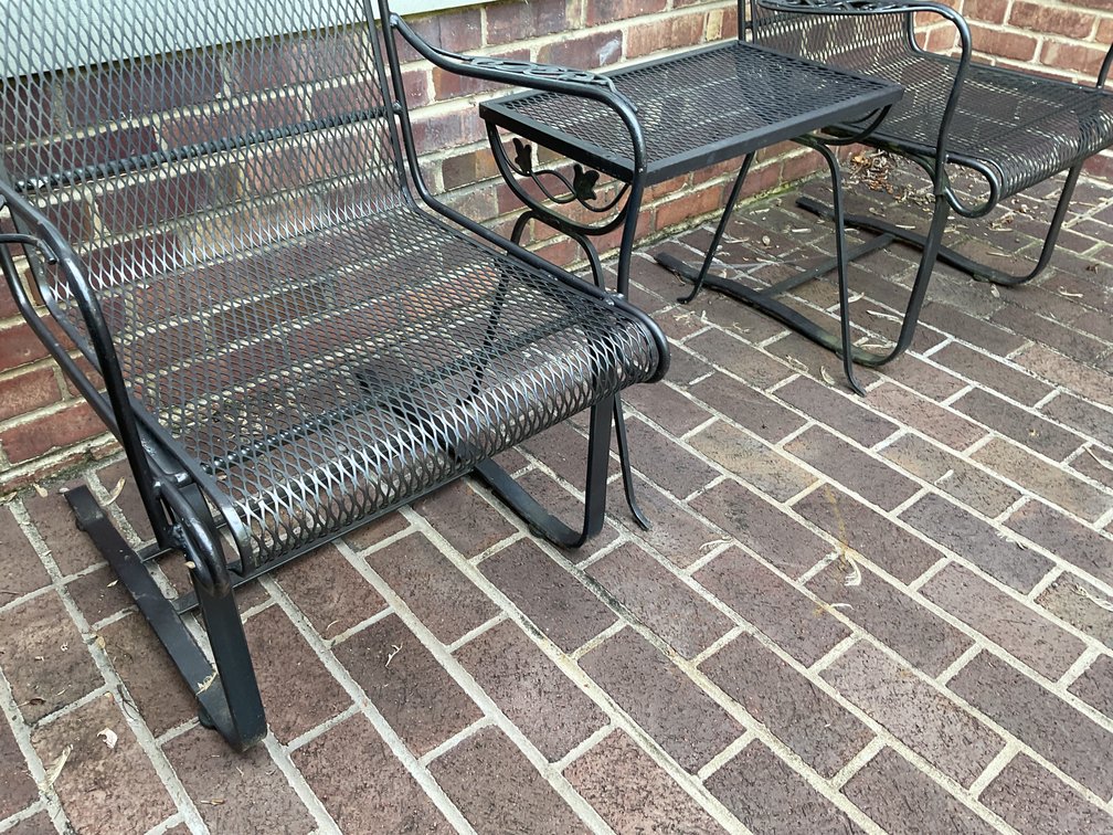 Image for Wrought Iron Patio Chairs and Table