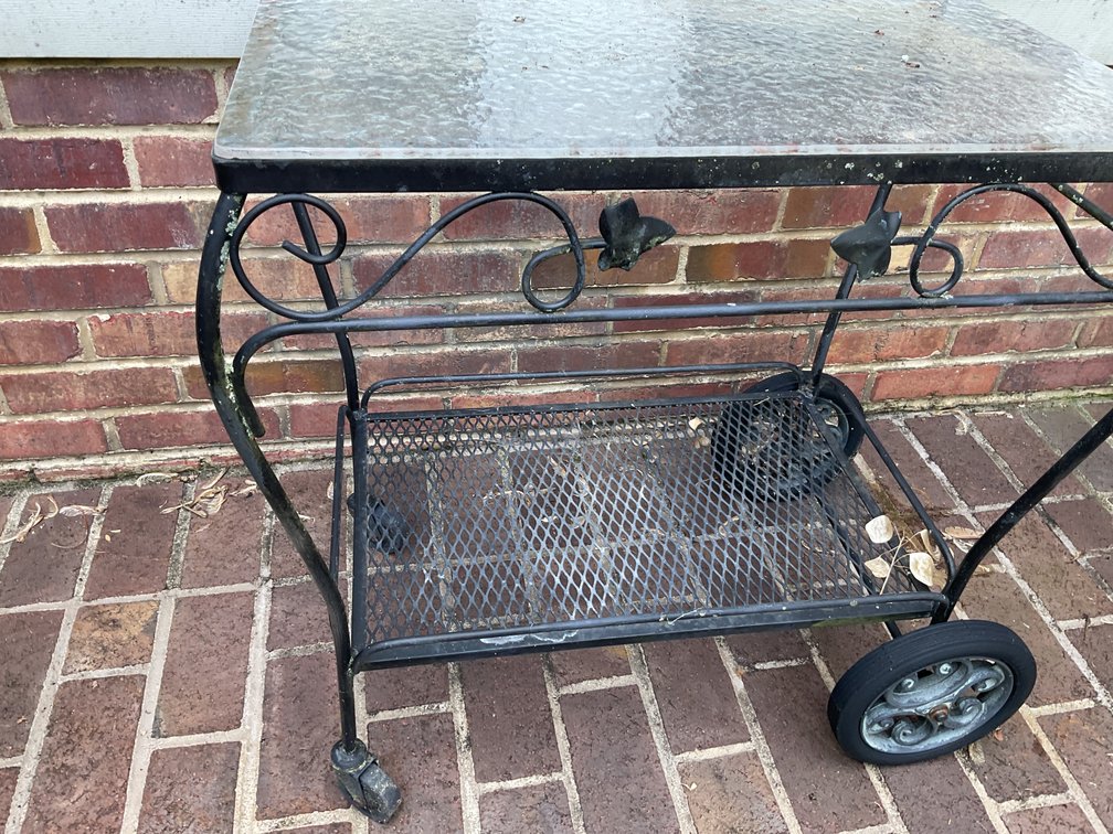 Image for Wrought Iron Bar Cart