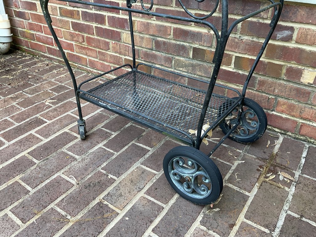 Image for Wrought Iron Bar Cart