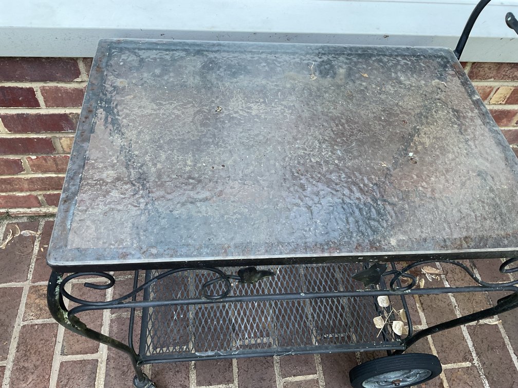 Image for Wrought Iron Bar Cart
