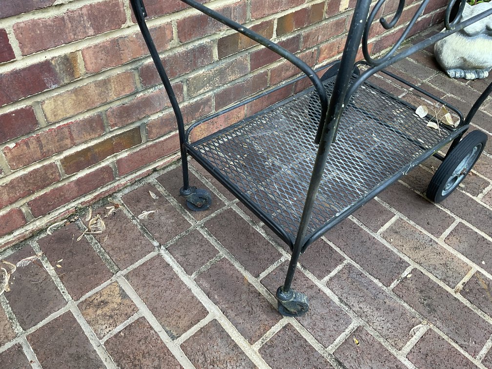 Image for Wrought Iron Bar Cart