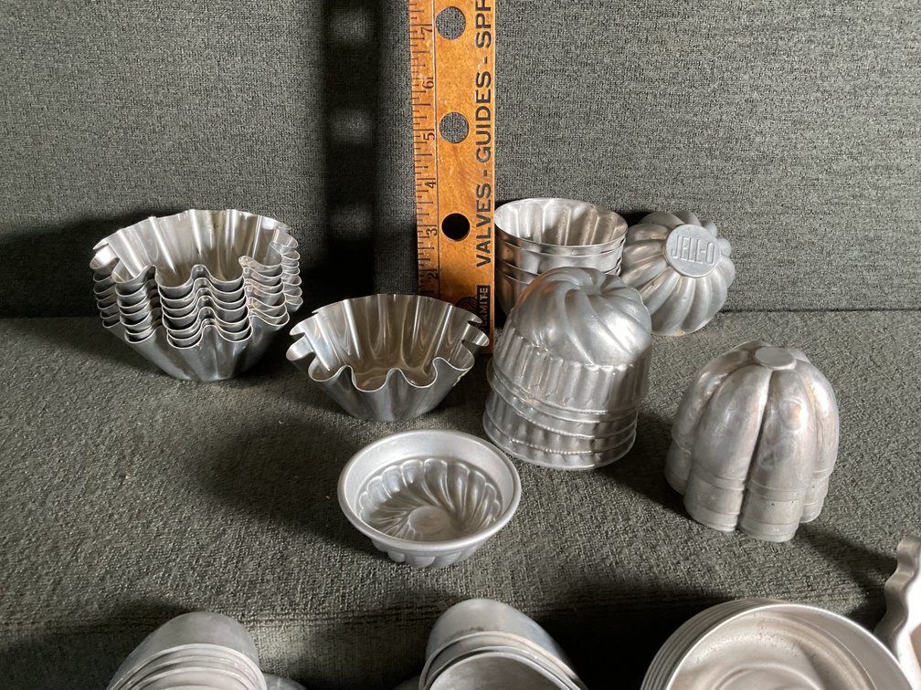 Image for Vintage Aluminum Molds & Cookie Cutters