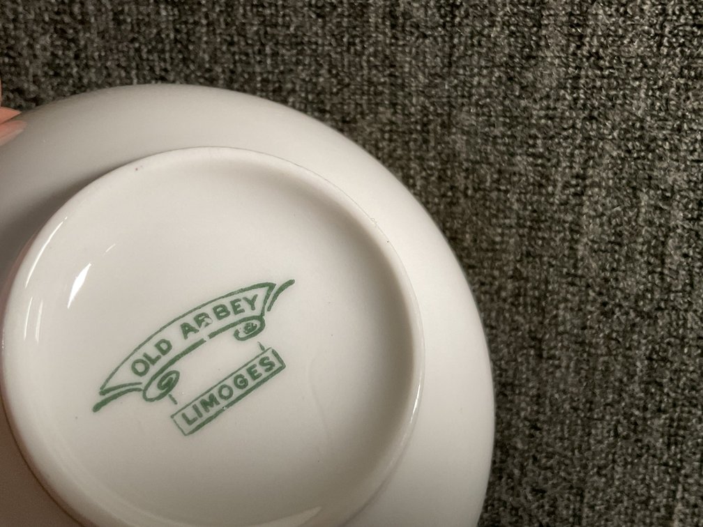 Image for Limoges Old Abbey Cup & Saucer Sets