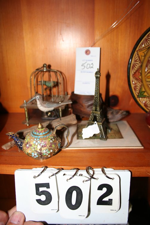 Image for Art Work, Enameled Teapot