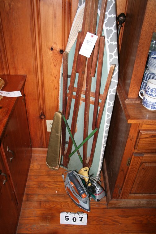 Image for Vintage Wooden Ironing Boards & Irons