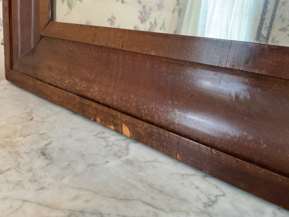 Image for Antique Mirror in Veneered Frame