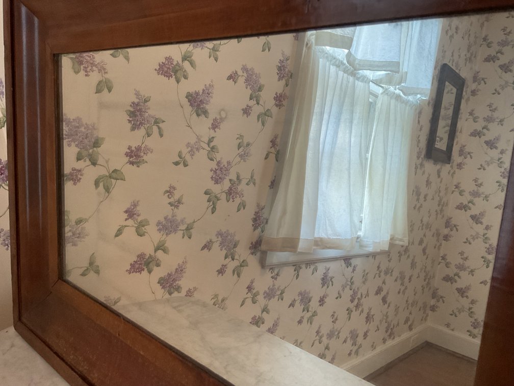 Image for Antique Mirror in Veneered Frame