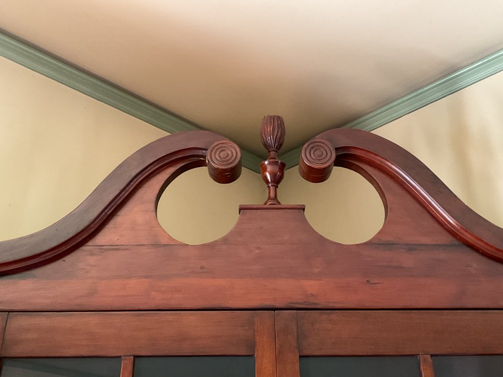 Image for Hand Made Mahogany Corner Cabinet