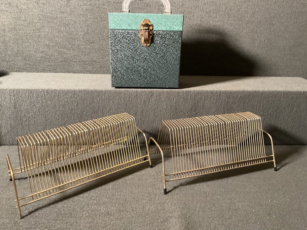 Image for Record Racks and Metal Carry Case