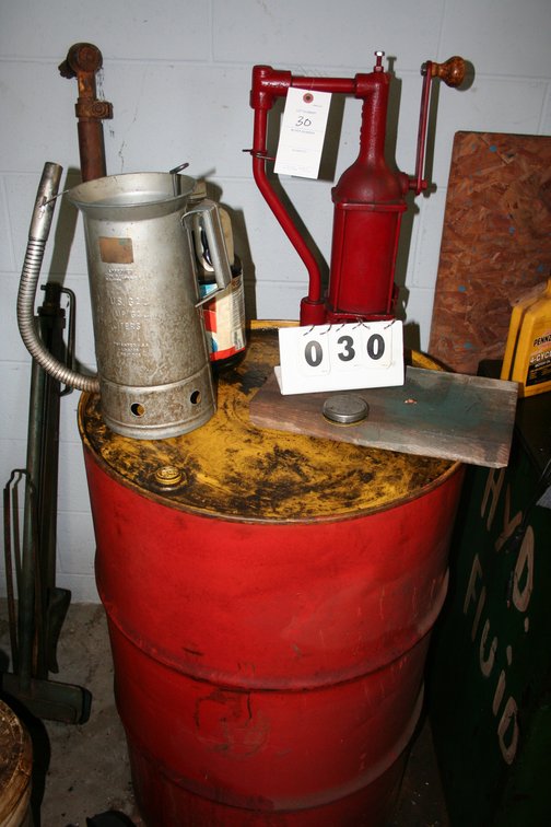 Image for Vintage Gear Oil Pump & Barrel