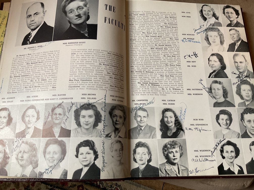 Image for 1946 Marion Hurricane Year Book
