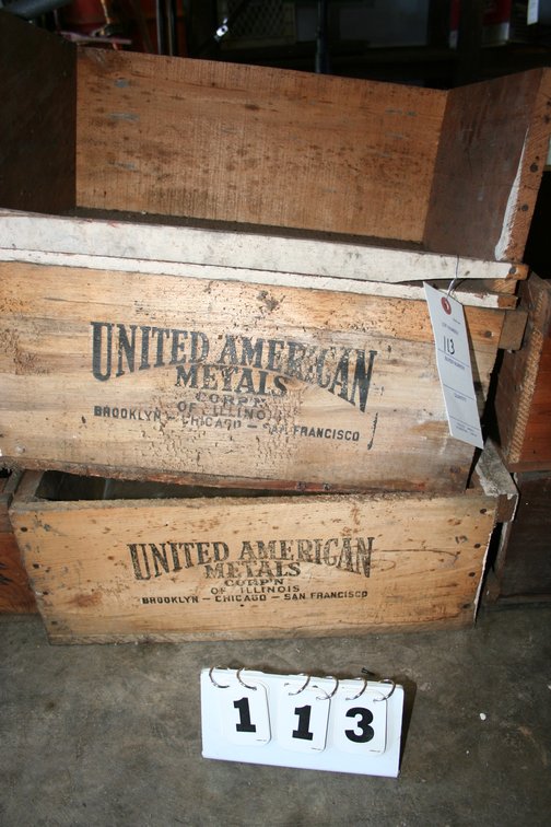 Image for Advertisement Wood Crates
