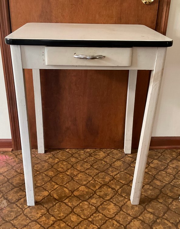 Image for Enamel Top Table