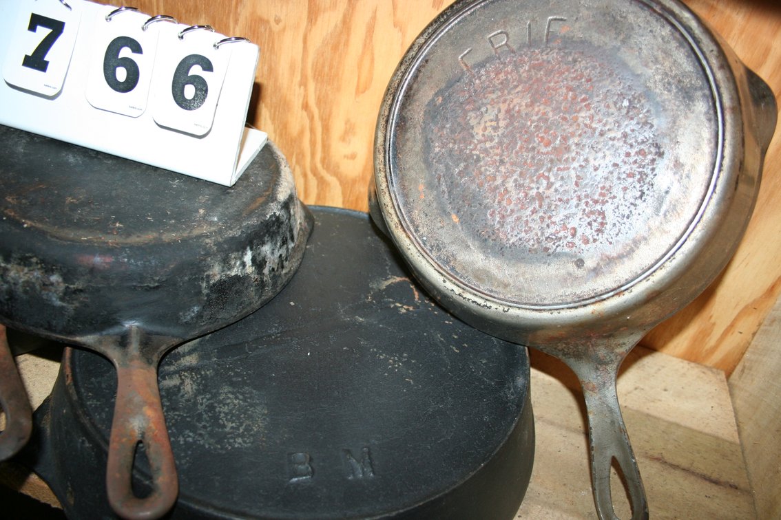 Image for Antique Cast Iron, BM, Erie, USA Misc