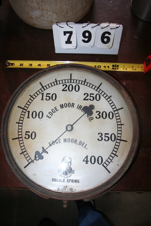 Image for Edge Moor Iron Co Pressure Gauge