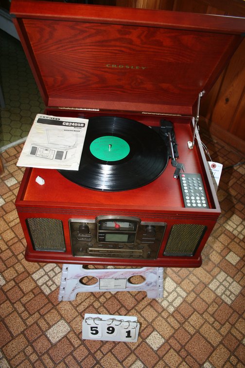 Image for Crosley CR 2405 Radio / Record Player / Cassette Player