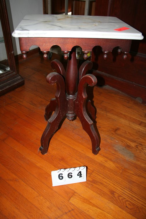 Image for White Marble Top Table 20
