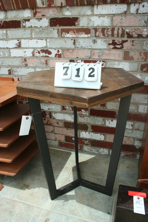 Image for Octagon Wood / Metal Table
