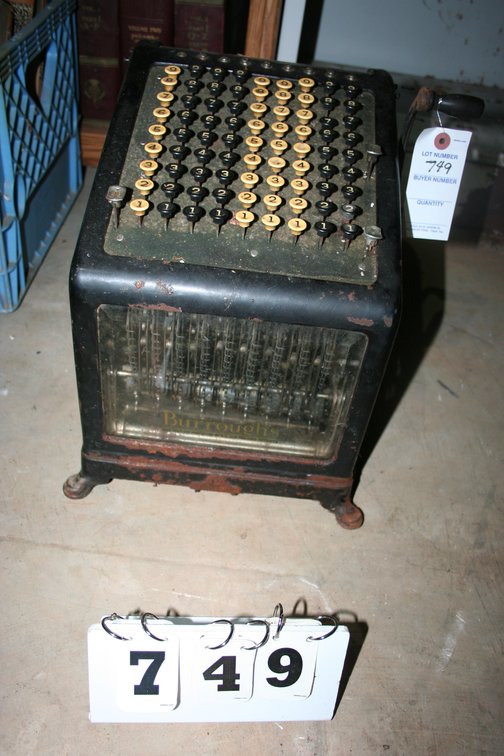 Image for Burroughs Adding Machine