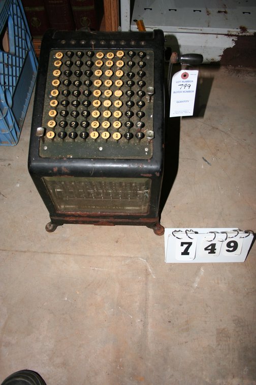 Image for Burroughs Adding Machine