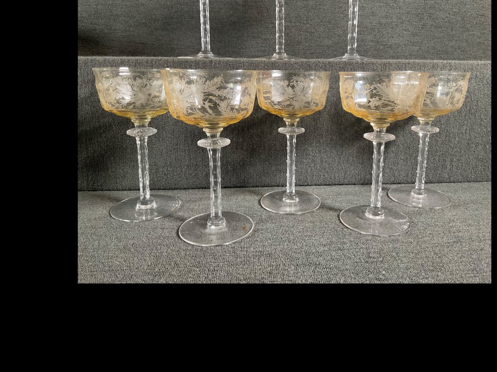 Image for Tiffin Cadena Crystal Stemware Yellow Bowl